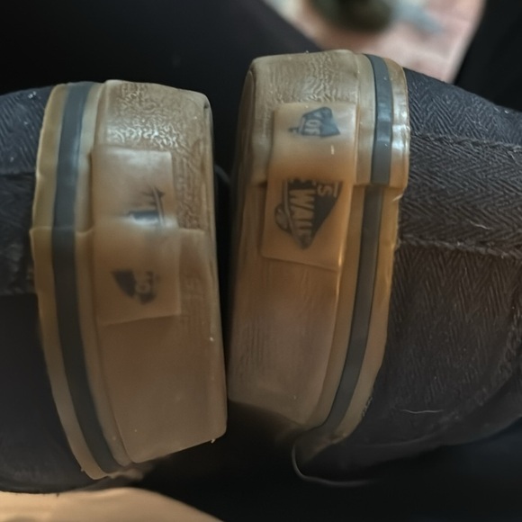 VANS Era gumsole black canvas men’s skate shoes lace up Sz 7 1/2 - Picture 6 of 12